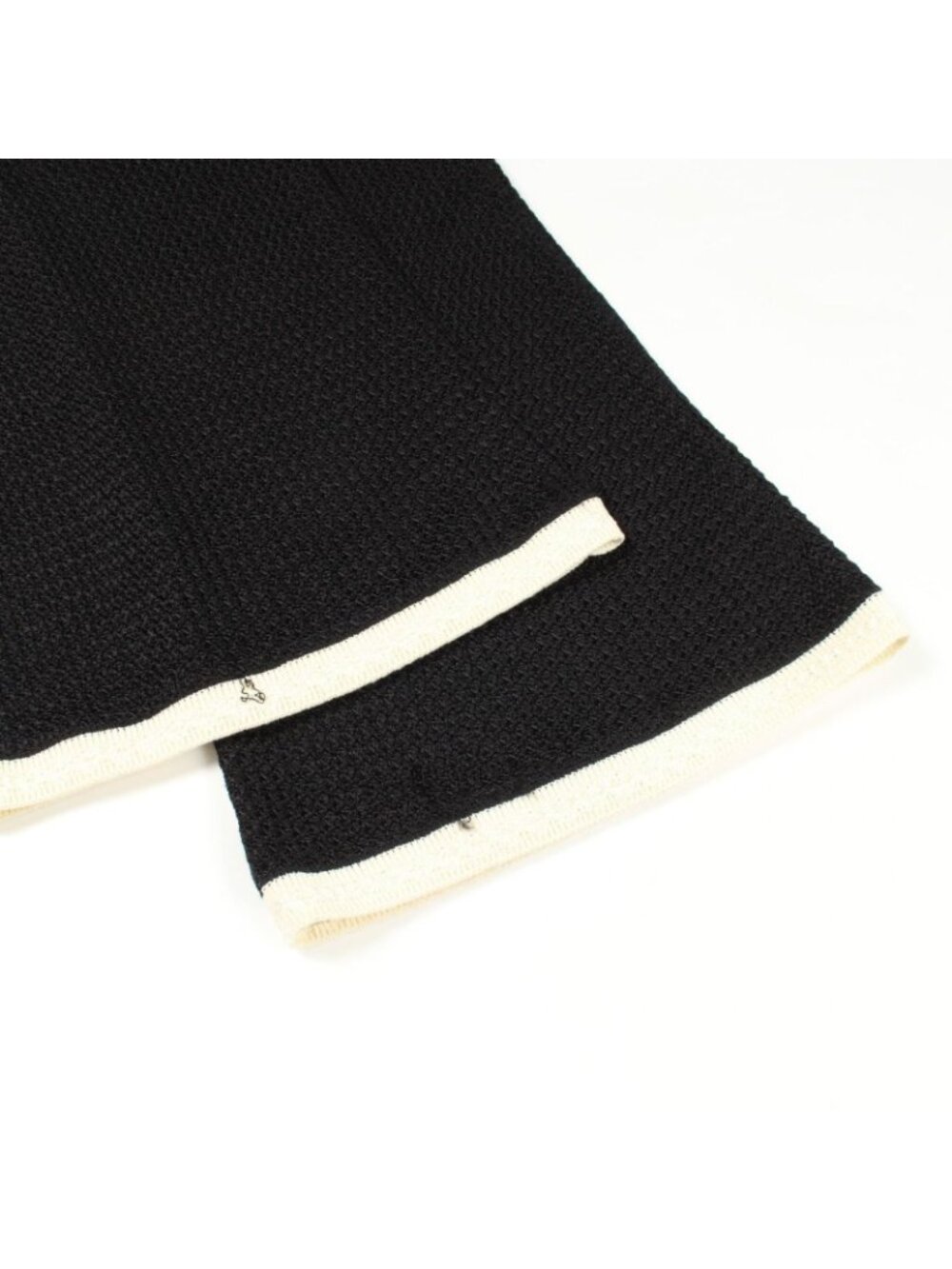 Chanel Pants CC Logo Button Knit Rayon Cotton - Picture 6 of 9